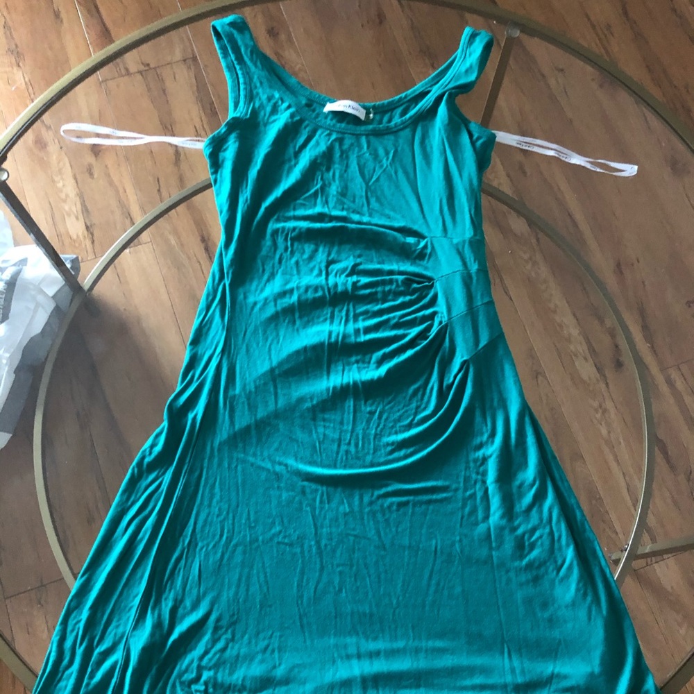Teal casual dress